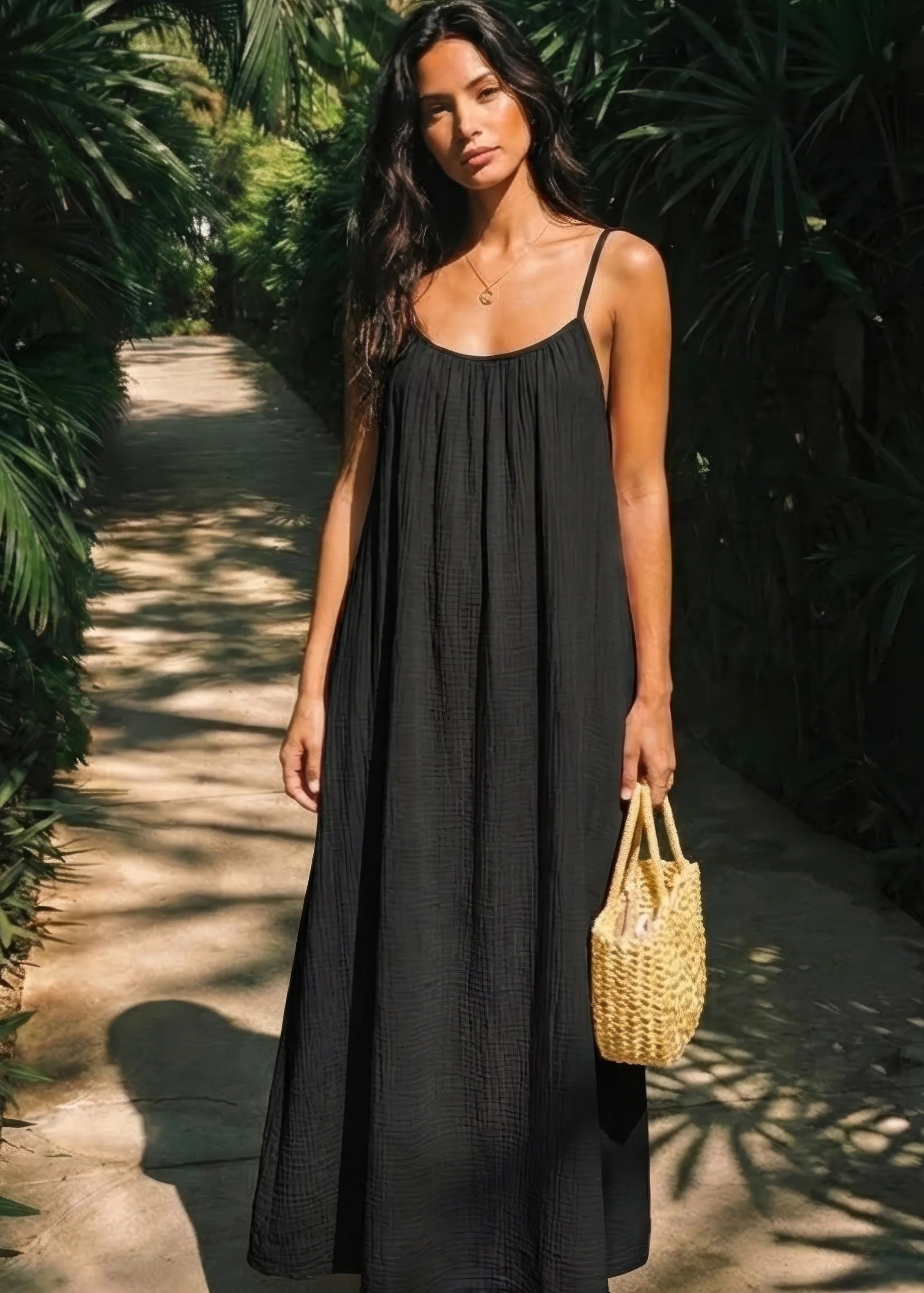 Robe Maxi Décontractée - Confort ultime à la maison et l'extérieur!